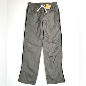 NWT CRAZY 8 RARE FIND Kids' Grey Cotton-Poly Blend Track Pants Sporty Size 7-8